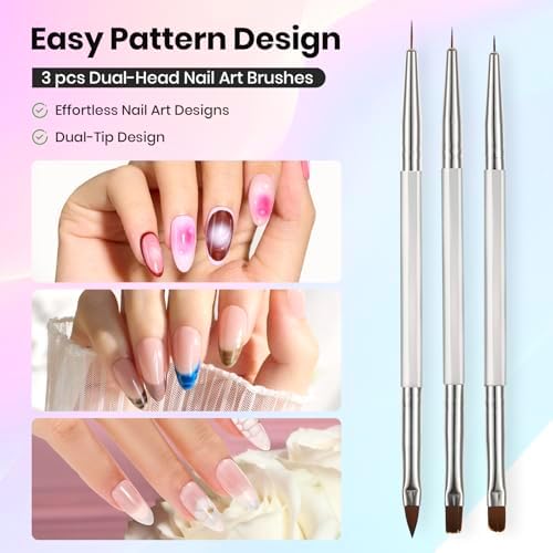 Beetles Nail Art Brushes 31pcs Blooming Gel Nail Polish Clear UV LED Kit - Image 6