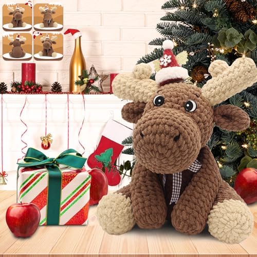 CODGP Crochet Kit for Beginners, 11.8-Inch Elk Crochet Kit for Adults - Image 6
