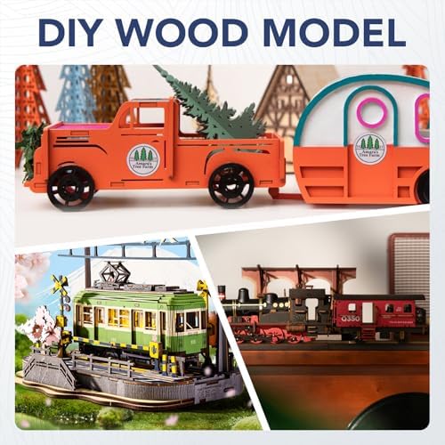 Rowood Colored Plywood Sheets for Laser Cutting,12x12x1/8inch,7 Pack 3mm Thin Unfinished Wood Crafts for Laser Engraving and DIY Ornaments and Architectural Model-Red/Orange/Yellow/Blue-WB124 - Image 6