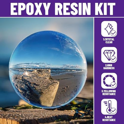 Bond Craftor Epoxy Resin Kit 2 Gallon, Food Safe Coating and Casting Resin - Image 3