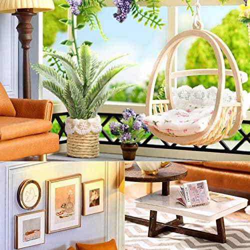 DIY Miniature Dollhouse Kit with Furniture Plus Dust Proof - Image 4
