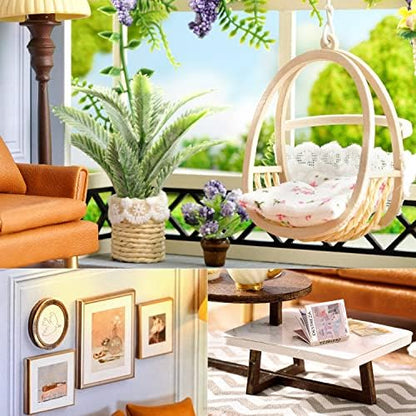 DIY Miniature Dollhouse Kit with Furniture Plus Dust Proof - Image 4