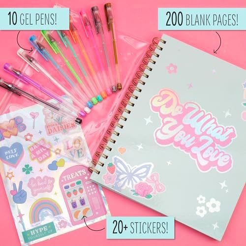 STMT D.I.Y.Journal Set, Stationary Kit with Notebook for Writing and Drawing, DIY for Girls Ages 8+, Sketch & Journal - Image 3