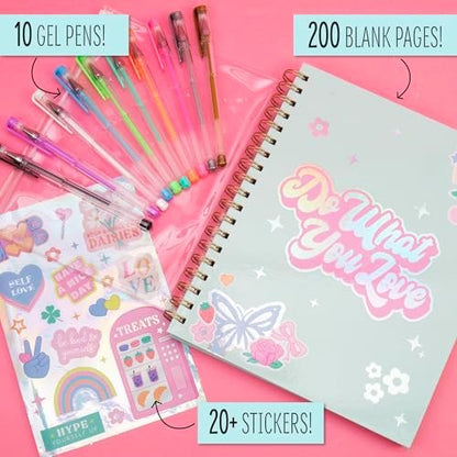 STMT D.I.Y.Journal Set, Stationary Kit with Notebook for Writing and Drawing, DIY for Girls Ages 8+, Sketch & Journal - Image 3