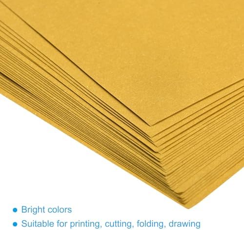 MECCANIXITY 50 Sheets Origami Paper Double Sided Yellow 6x6 Inch Square Sheet for Art Craft Project, Beginners, Gifts Decor - Image 4