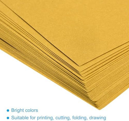 MECCANIXITY 50 Sheets Origami Paper Double Sided Yellow 6x6 Inch Square Sheet for Art Craft Project, Beginners, Gifts Decor - Image 4