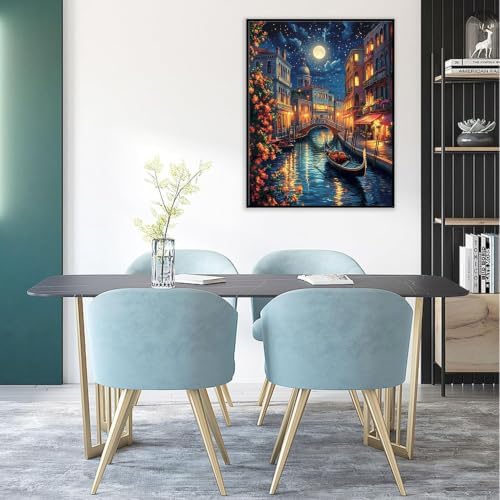 Landscape Paint by Numbers Kit for Adults, DIY Painting Canvas 16x20inch - Image 5