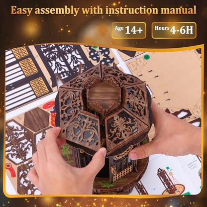 3D Wooden Puzzles Light for Adults - Image 3