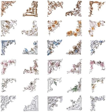 120 Scrapbook Embellishments Corner Frame for Scrapbooking Supplies - Image 4