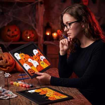 Weysat 4 Pcs Large Wood Halloween Frames - Image 4