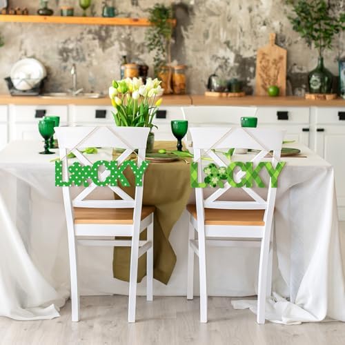 Large Size 7inch Wooden Lucky Ornaments to Paint, Wooden Shamrock St. Patrick's Day Cutouts DIY Blank Unfinished Round Spring Irish Wood Discs Ornament for Crafts Hanging Decorations 10PCS - Image 3