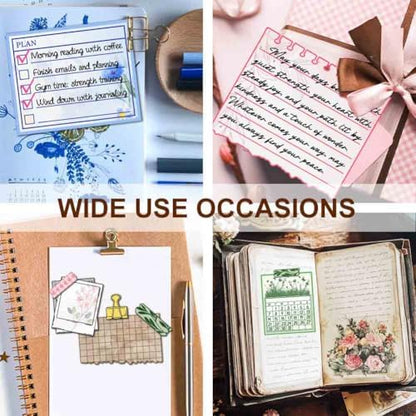 29 Pcs Journal Stamps for Crafting Card Making Supplies Set - Image 6