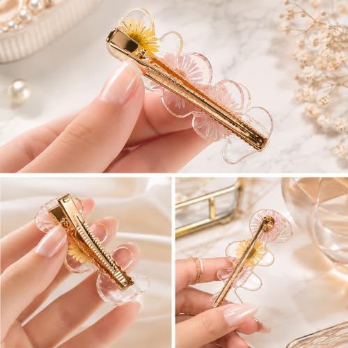 3PCS Hair Clip Silicone Molds, Resin Earring Casting Tool Crafts - Image 2