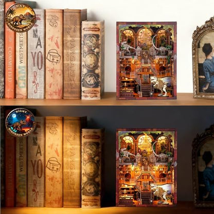 NookMaster Museum Book Nook Kit, DIY Miniature Dollhouse Kit - Image 6