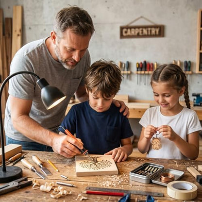 Wood Burning Kit for Adults Teens Beginners Easy to Use - Image 3