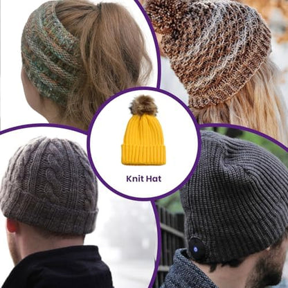 SATUY Round Knitting Looms, 19cm Hats Loom with Crochet Hook & Needle - Image 7