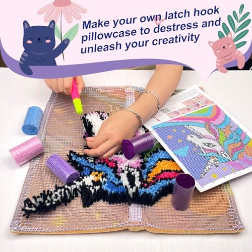 veirousa Sunflowers Latch Hook Kits for Adults, Beginners Flowers Latch Hook Rug Starter Kit Pre-Printed Carpet Making Set DIY Handmade Wall Hanging Craft for Home Decoration 20x15 inch - Image 6