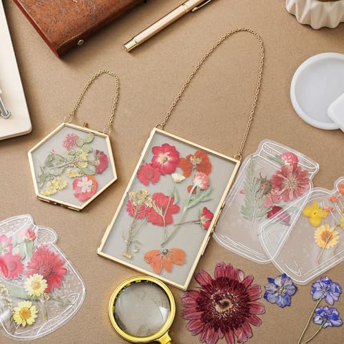 Fuyoooo 58 Pcs Large Flower Press Kit, Craft Kits 10" x 10" 10 Layer Ladies Craft Night Kit for Women, Bouquet Preservation Gift, Homemade Gift Kits for Mother's Day Spring DIY Arts - Image 6