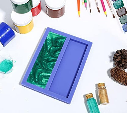 Kamehame Silicone Knife Scale Mold, Casting Resin Knife Handle Scales Mold, DIY Craft Making Supplies, Double Cavity - Image 6