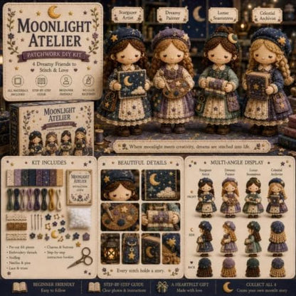Forest Patchwork DIY Kit Series Beginner Sewing Craft Kit, #G - Image 4