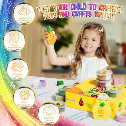 Aestd-ST Air Dry Clay Kit - Fruit Theme, Modeling Clay for Kids - Image 6