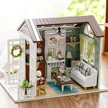 DIY Miniature House Kit with Furniture for Kids Teens Adults Aged 14+ - Image 3