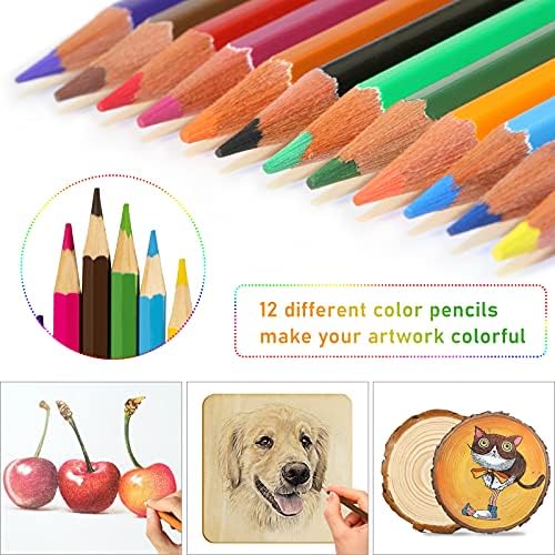 118PCS Wood Burning Kit, 60W Wood Burner, 59 Tips, 220-480°C - Image 6