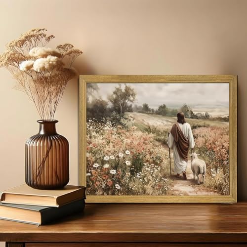 Jesus Paint by Numbers Kit for Adults Framed Canvas, Frameworkless - Image 5