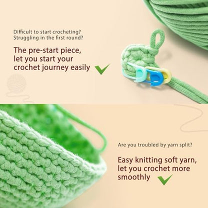 CrochetBox 8 Pack Corgi Coasters Crochet Kit for Beginners, Adults - Image 6