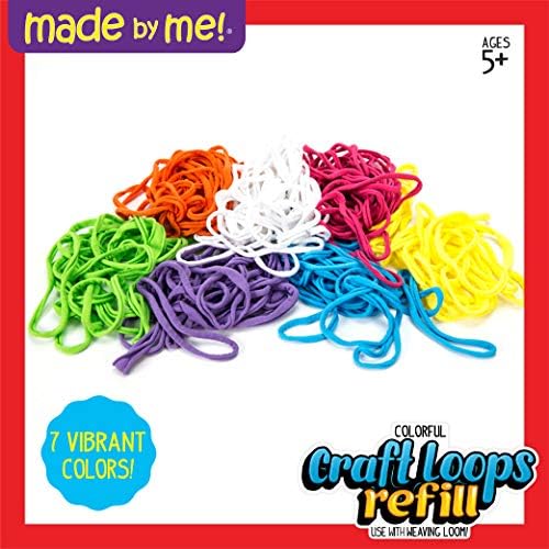 Made By Me Weaving Loom Arts and Crafts Kit, Loops Refill - Image 2
