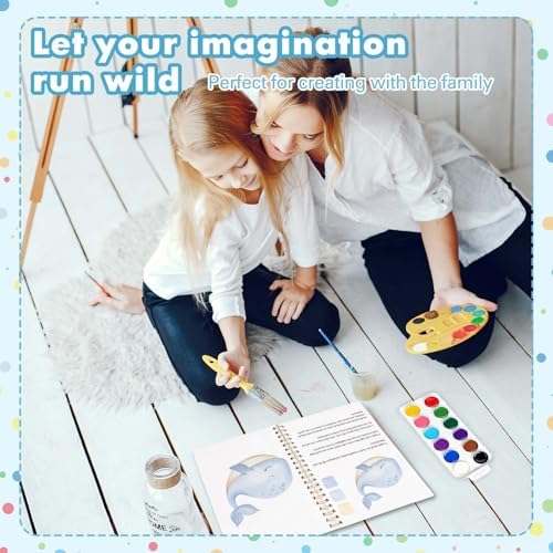 Under the Sea Watercolor Workbook, Water Coloring Book with Ocean Animal Designs on Premium Paper,12 Beginner Friendly Sketched Illustrations,Perfect for Gifting to Spark Creativity & Joy for Adults - Image 7