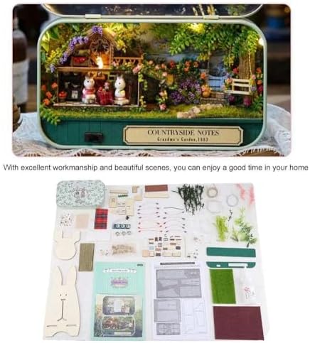 Wizardi Mini House Building Kit - Countryside Notes DIY Miniature Kit - Image 7