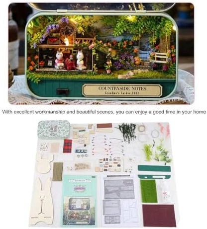 Wizardi Mini House Building Kit - Countryside Notes DIY Miniature Kit - Image 7