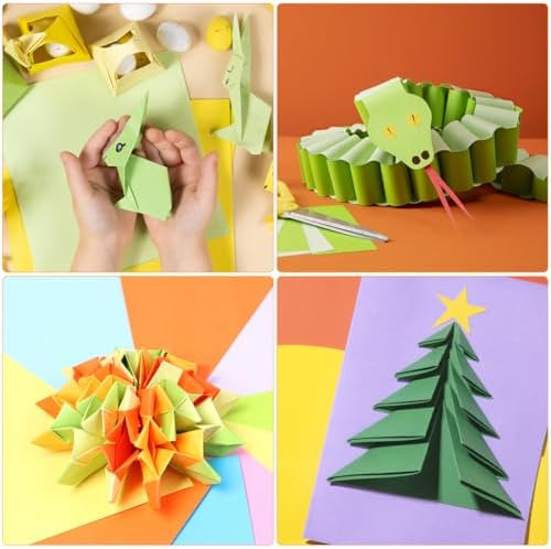 Opret Origami Paper Square Single Sided for Arts and Crafts Projects - Image 5