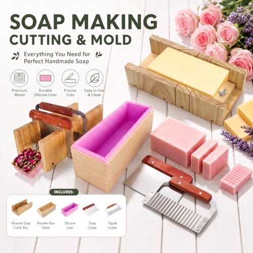 Advanced Soap Making Kit with 4 lb Base & Cutting Box - Image 4