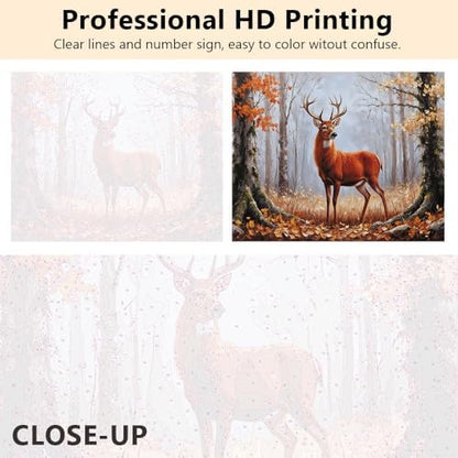 TUMOVO Paint by Numbers for Adults and Beginners Elk - Image 5