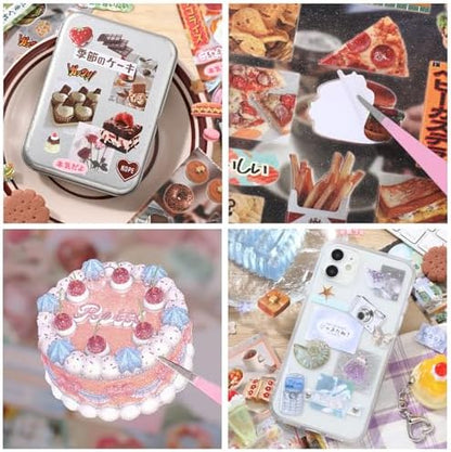 1300+ Pcs Japanese Sticker Book- Aesthetic Cute Y2K Retro Sticker Book - Japanese Stationery Stickers for Scrapbooking, Journals, Planners, Water Bottles & Junk Journal Supplies - Image 4
