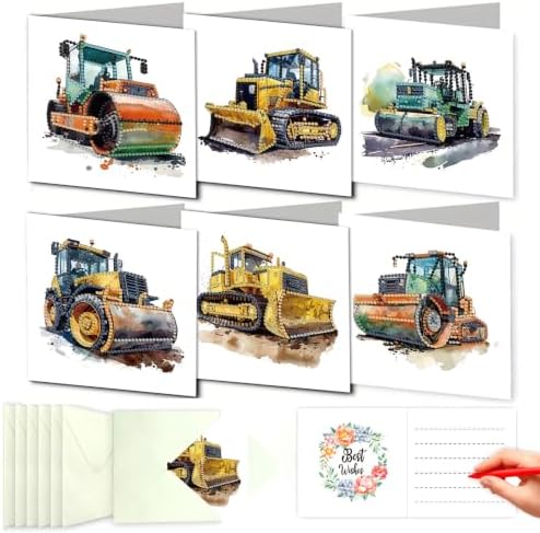DDGYP DIY Diamond Art Kits for Adults, Greeting Cards for Holiday Birthday by DDGYP