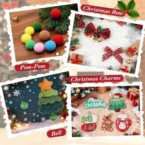 Ecoofor Christmas Crochet Kit for Beginners — DIY Holiday Crochet Starter Kit for Adults with Step-by-Step Video Tutorials & Patterns, Perfect for Christmas Decorations & Gifts - Image 5
