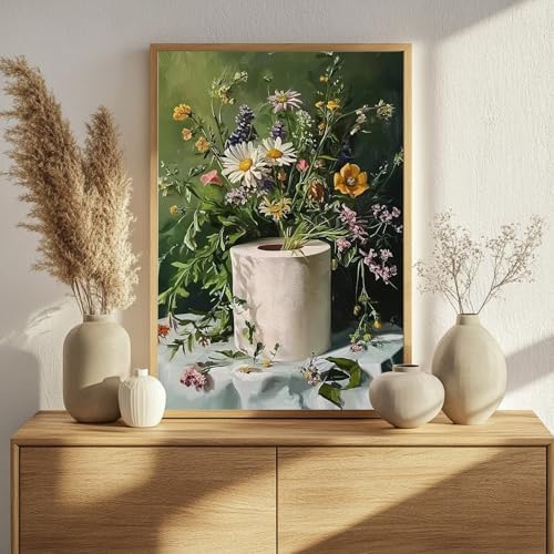 Mandun Bathroom Paint by Numbers Kit for Adults, 16x20 inch - Image 2