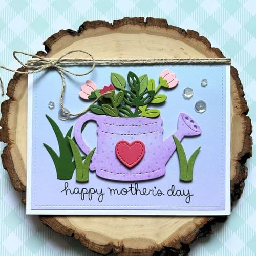 Lapoo Tool Metal Cutting Die for Scrapbooking - Durable, Cut Stencils for DIY Scrapbook Photo Album Decorative Paper Card, Card Making Supplies, Embossing (Watering Can 3.9 x 3.6 in) by LAPOO