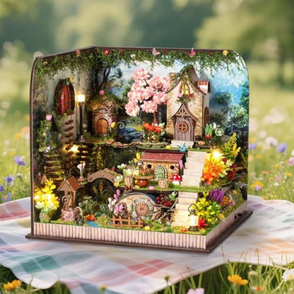 DIY Miniature House Kit with Furniture Plus Dust Proof & Music Movement - Image 3