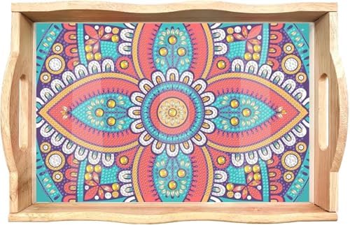 EWJRNSF Diamond Art Kits for Adults Wooden Serving Trays with Handles by EWJRNSFDiamondPainting