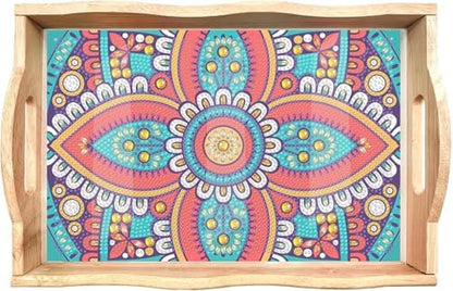 EWJRNSF Diamond Art Kits for Adults Wooden Serving Trays with Handles by EWJRNSFDiamondPainting