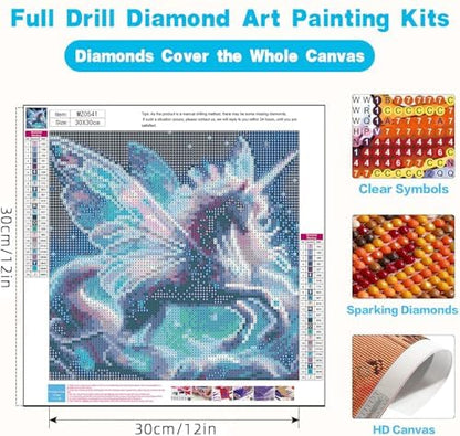 Xylogist Unicorn Diamond Art Kits for Adults 12X12Inch - Image 4