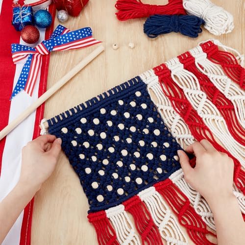 ORIGACH Macrame Independence Day Wall Hanging Kit - Image 4