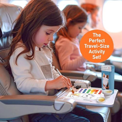 COIPLAY Watercolor Craft Kit, Paint Set, 648 Color Blocks, 52 Coloring Bookmarks, Meow & Bark Cat Dog Theme, Travel Gift for Kids & Adults - Image 5
