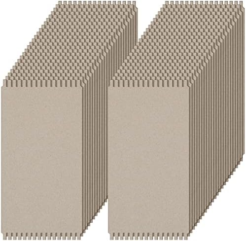 Henoyso 48 Pcs Cardboard Weaving Looms Wide Notch, 6-1/2 X 13 Inch by Henoyso