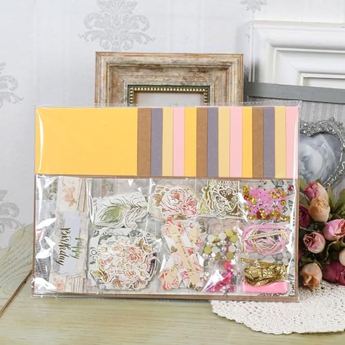 Huralona Greeting Card Making Supplies Envelope Kit Gift Anniversary Craft - Image 5