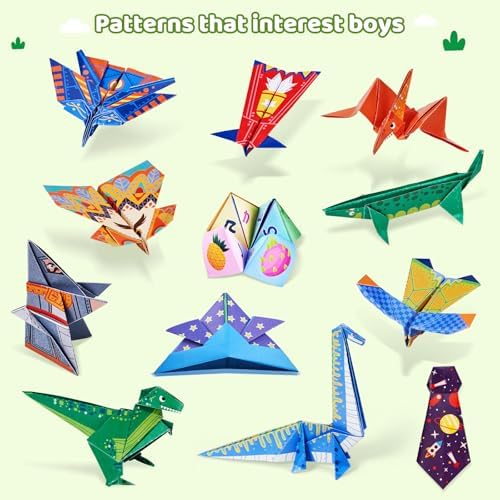 GAMENOTE Origami Kit for Kids Ages 8-12, 72 Adventure Projects, 180 Sheets - Image 3